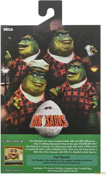 Immagine prodotto Neca Statuetta dei dinosauri Ultimate Earl Sinclair 18 cm