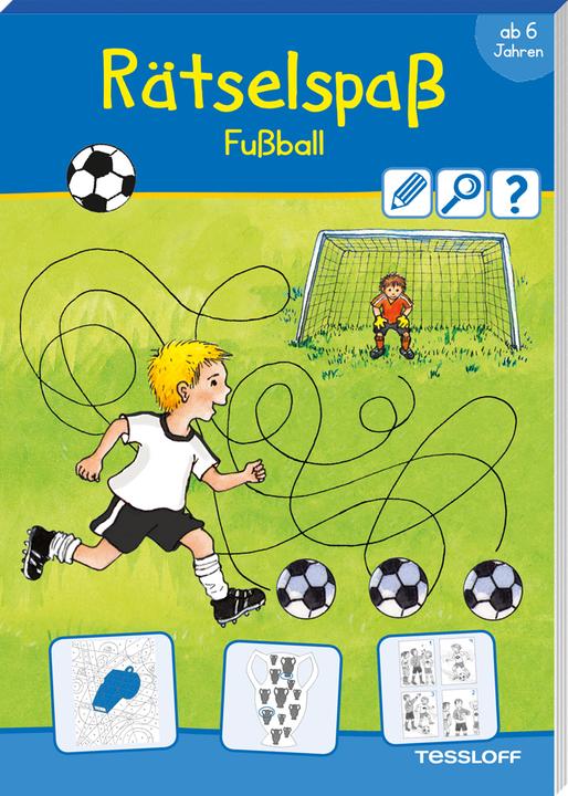 Produktbild Tessloff Rätselspass Fussball (Deutsch, Irmtraut Teltau, 2018)