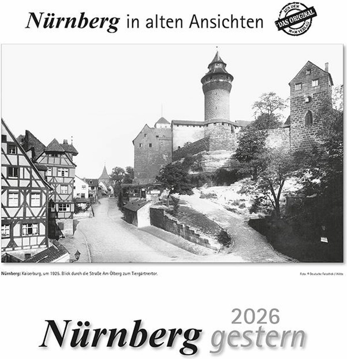 Produktbild Nürnberg gestern 2026 (29 x 32 cm, Harter Einband, Deutsch)