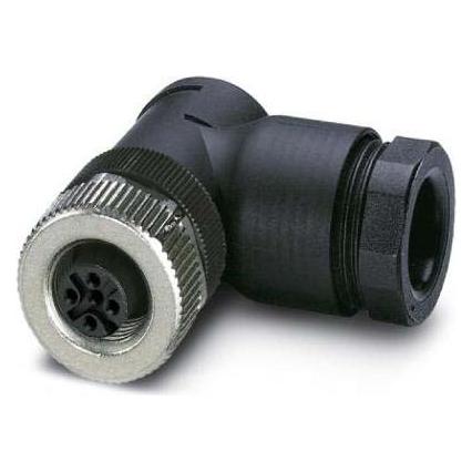 Phoenix Contact 1408991 Sensor/actuator connector, ongemonteerd M12 bus, gehoekt Aantal polen: 4 1 st., Kabels + Stekkers, Zwart