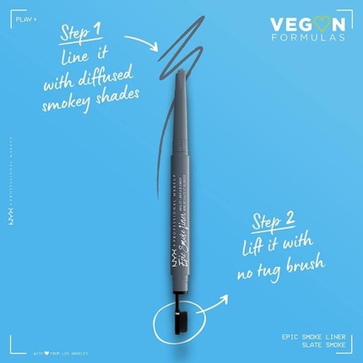 Actual product image NYX Professional Make-Up Epic Smoke Liner Slate Smoke (Slate Smoke)