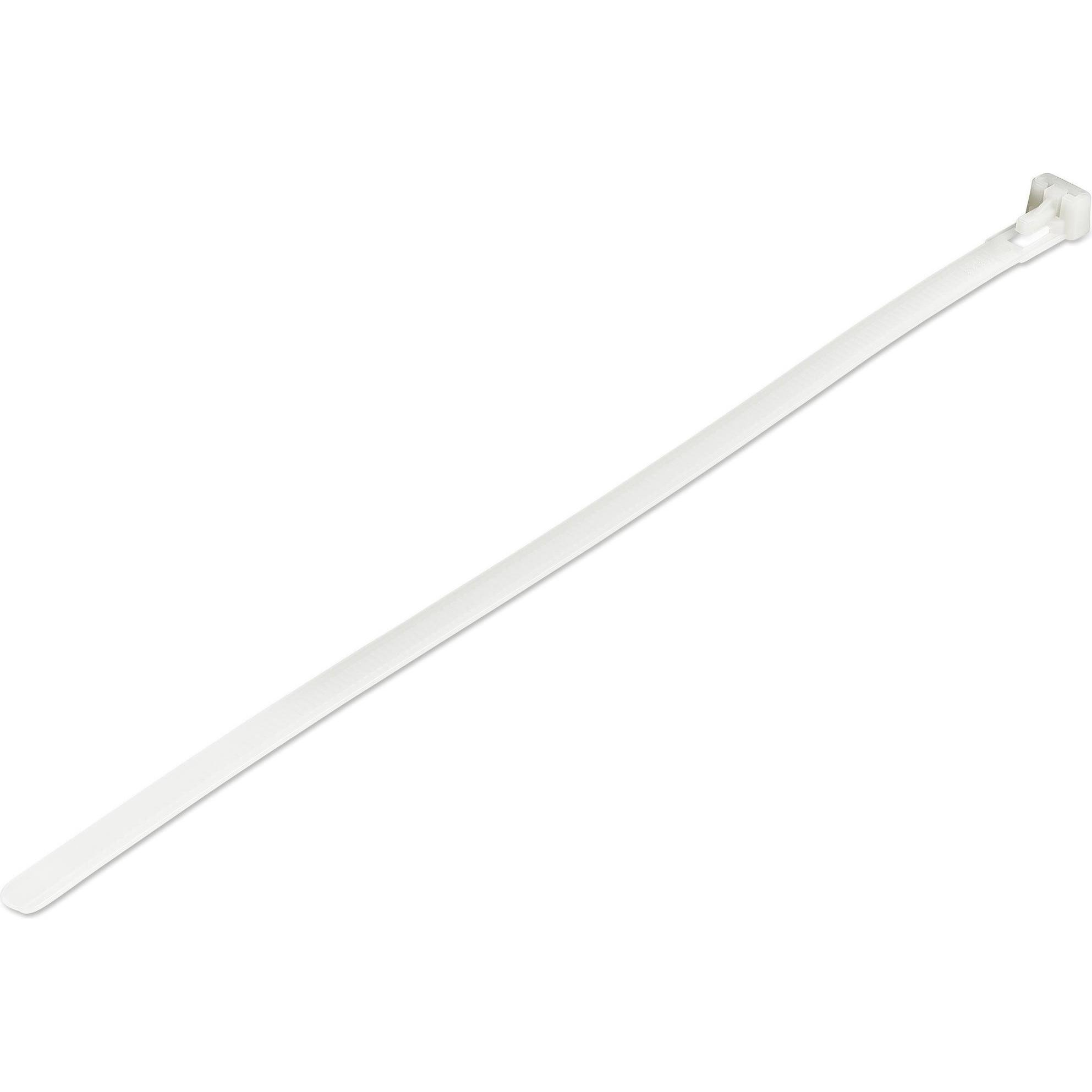 StarTech, Kabelbinder, 10"(25cm) Reusable Cable Ties, 1/4"(7mm) wide, 2-1/2"(65mm) Bundle Dia. 50lb(22k (Kunststoffkabel...