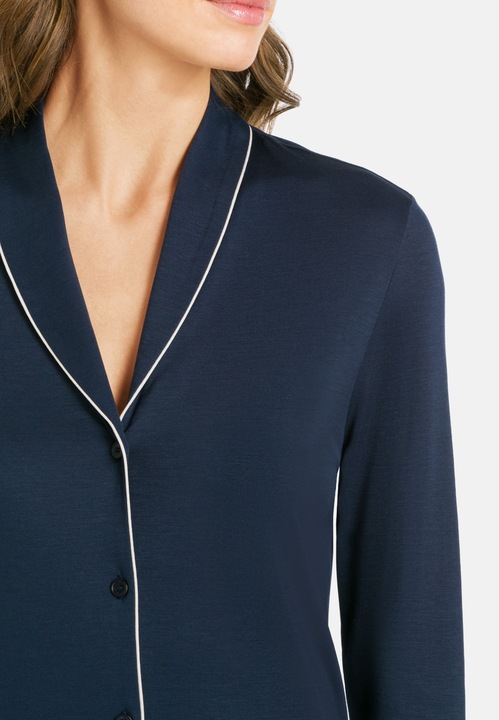 Immagine prodotto Hanro Camicia da notte Natural Comfort - 100 cm di lunghezza - manica lunga (S)