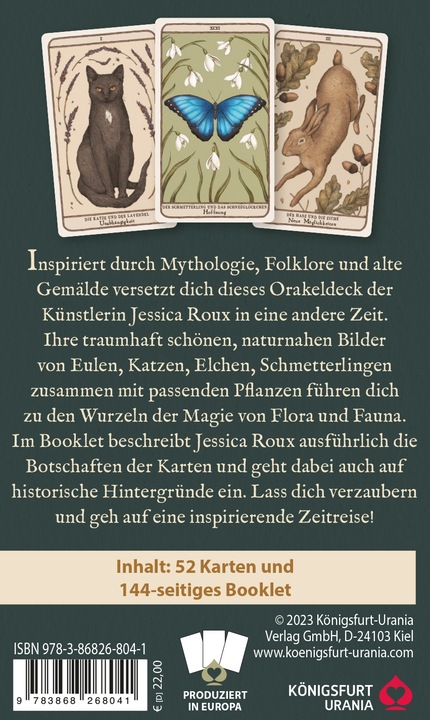 Immagine prodotto Woodland Wardens: 52 Orakelkarten mit Booklet (Tedesco, Jessica Roux, 2023)