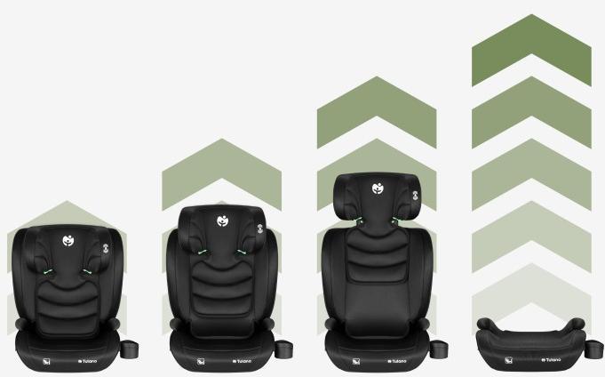 Productafbeelding Tulano Joy 20 Autositz Schwarz (Kinderzitje, Zitverhoger)