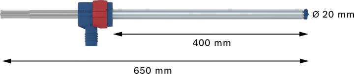 Produktbild Bosch Professional Zubehör Expert SDS Clean max-8X Hammerbohrer-Set, 20 x 400 x 650 mm (20,0 Millimeter)
