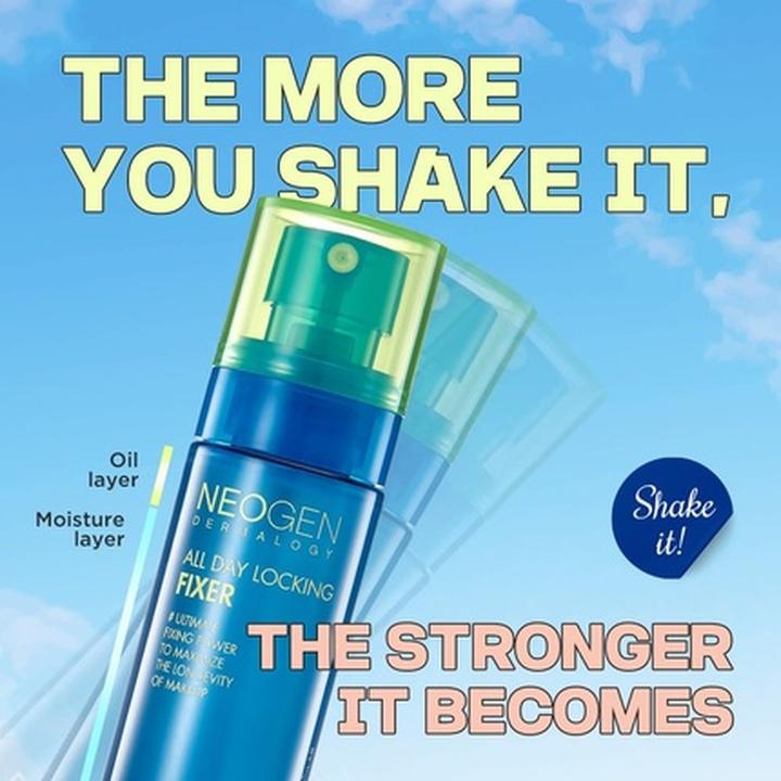 Actual product image Neogen Dermalogy DERMALOGY by NEOGENLAB All Day Makeup Setting Spray Hydrating Weightless Sebum Control Fixer 80ml