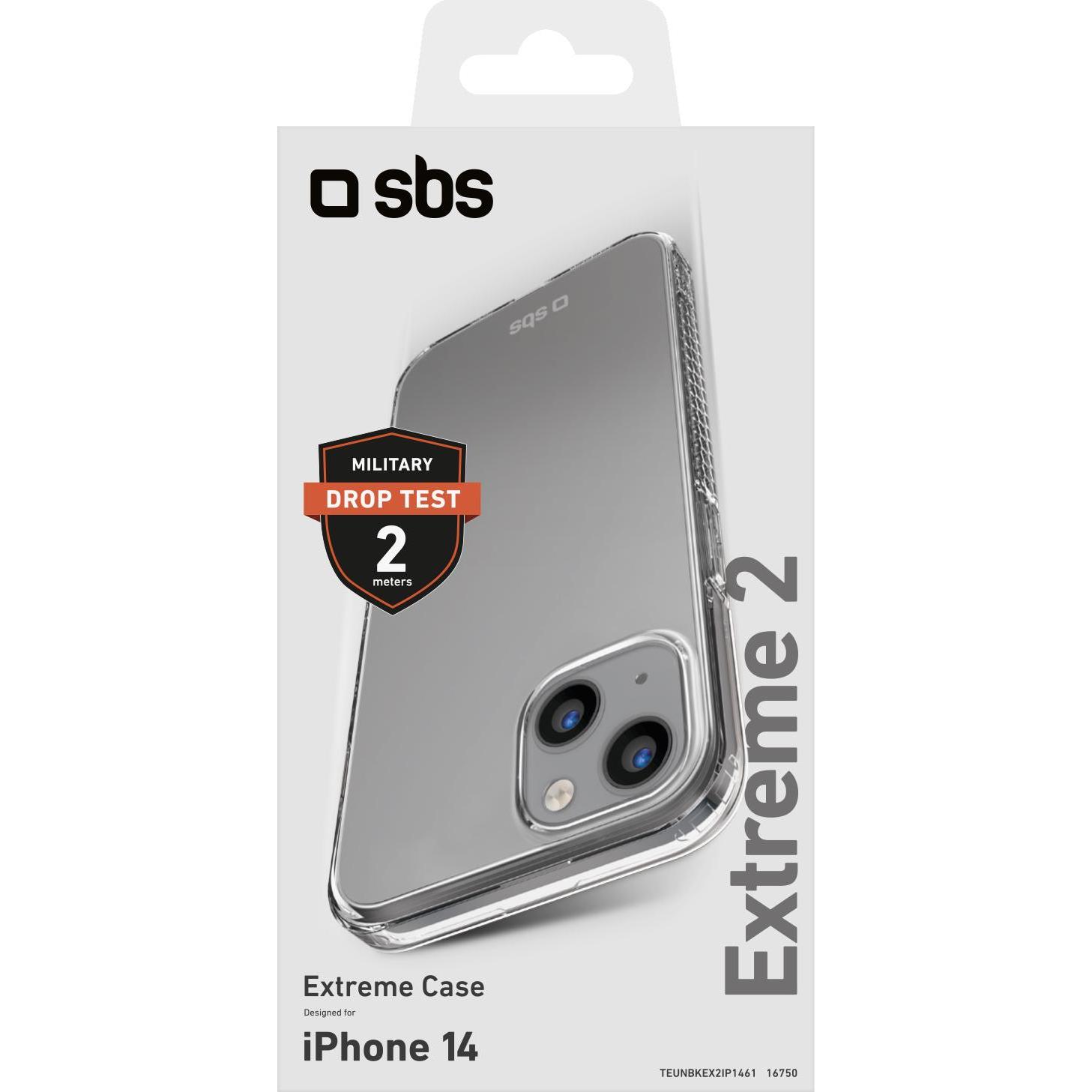 Thumbnail - SBS Extreme X2 (Apple iPhone 14), Smartphone Hülle, Transparent