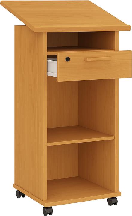 Image du produit VCM Pupitre debout Pupitre d'orateur Meeta avec roulettes (60 x 50 x 120 cm)