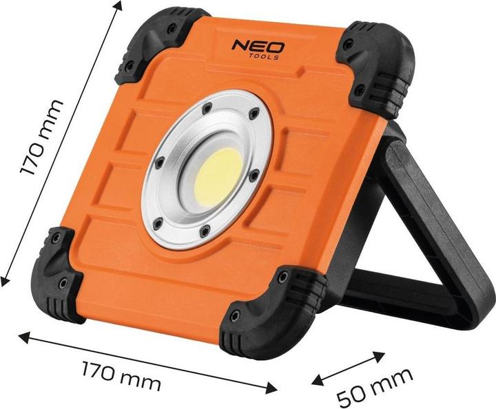 Actual product image Neo Spotlight (750 lm + 250 lm COB rechargeable spotlight) (750 lm)
