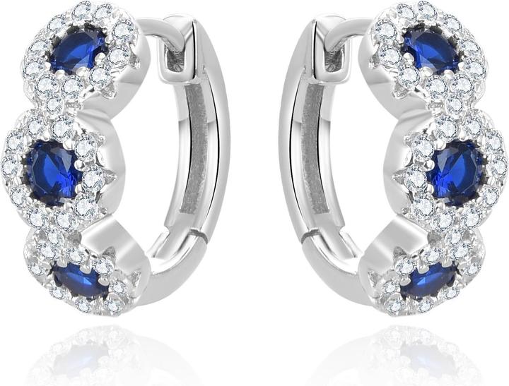 Image du produit Beneto yÅ¡tivÃ© stÅ™brnÃ© nÃ¡uÅ¡nice se zirkony AGUC3338