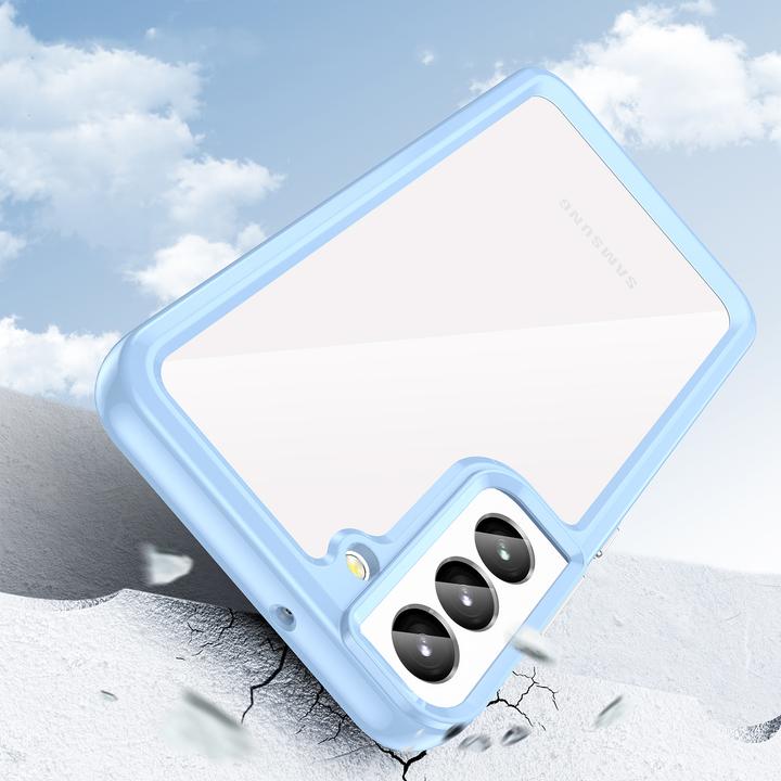 Produktbild Hurtel Outer Space Case für Samsung Galaxy S23 Hülle mit flexiblem Rahmen blau (Samsung Galaxy S23+)