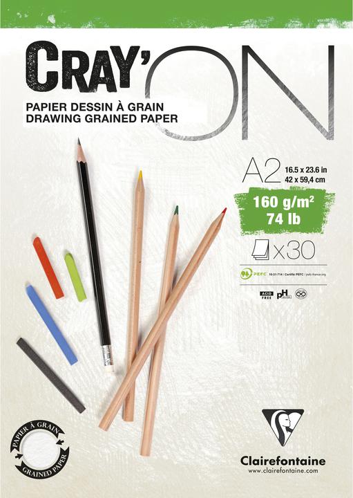 Image du produit Clairefontaine Techniques sèches (160 g/m², 1 x)