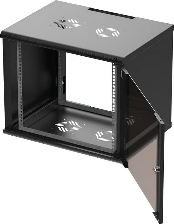 Produktbild Extralink PREMIUM 9U 600X450 WALL-MOUNTED RACKMOUNT CABINET BLACK (9 HE)