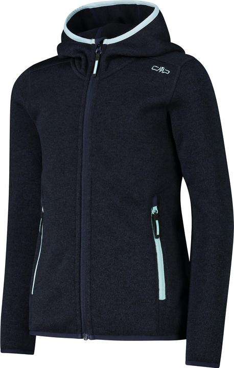 Produktbild CMP Campagnolo Girl's Jacket Fix Hood Jacquard Knitted 3H19825 (116)