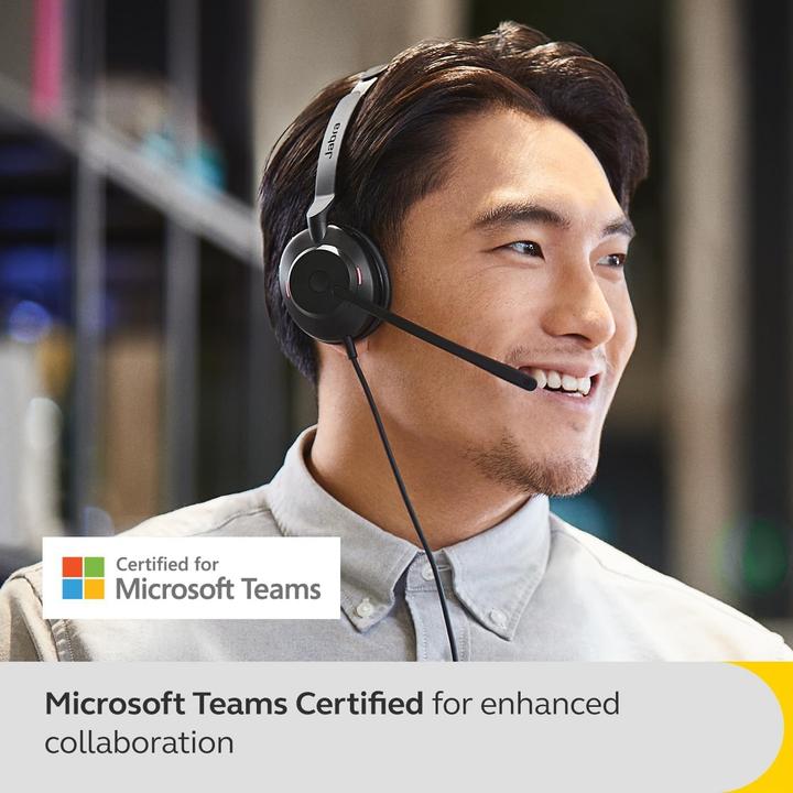 Actual product image Jabra Evolve2 30 SE (Cable, USB-C, Microsoft teams)