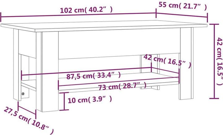Image du produit vidaXL Couchtisch