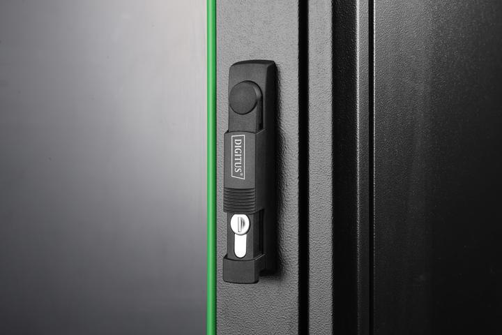 Actual product image Digitus 42HE Netzwerkschrank, Unique Light 2053x800x1000 mm, schwarz (RAL 9005) (42 RU, 19 inch rack)