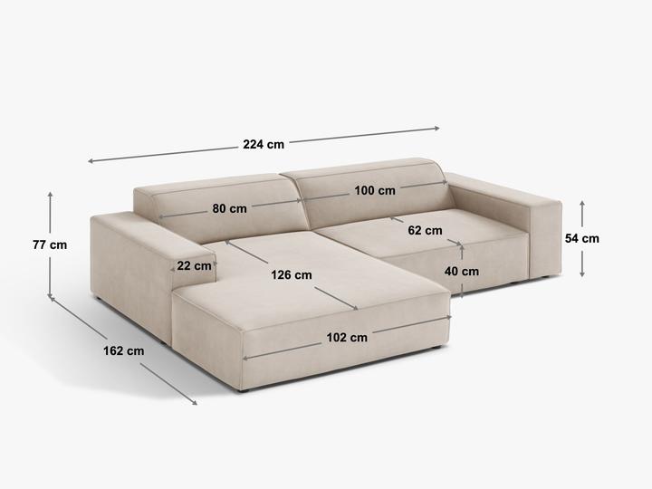 Actual product image Micadoni Jodie (Corner sofa, Modular sofa)