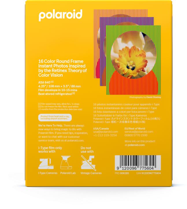 Produktbild Polaroid i-Type Color Film RoundFrame Retinex 2x8