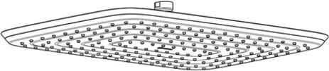 Produktbild Kludi Kopfbrause FRESHLINE DN 15 400x260mm chr (1 Strahlarten, 34 l/min)