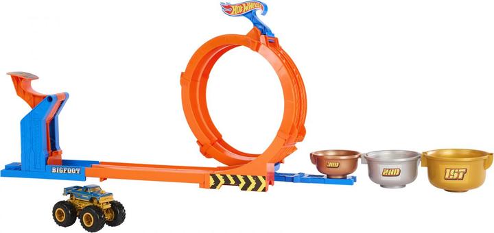 Image du produit Hot Wheels Monster Trucks 2-in-1 Loop & Flip Challenge