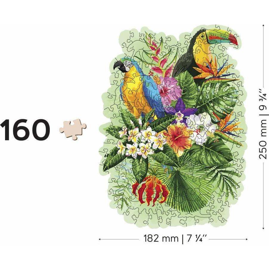 WoodenCity Tropical Birds M (160 Teile)