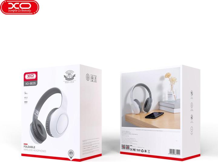 Actual product image xO Bluetooth headphones BE35 white-gray (Wireless)