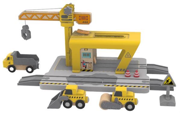 Actual product image Hape Railway Construction Play Set