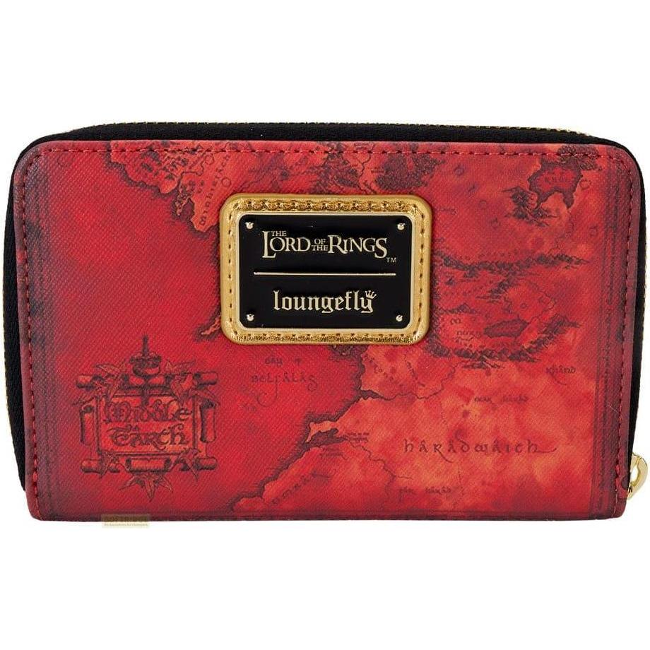 Funko, Portemonnaie, Loungefly: Warner Bros - Lord of the Rings - The One Ring Zip Around Wallet