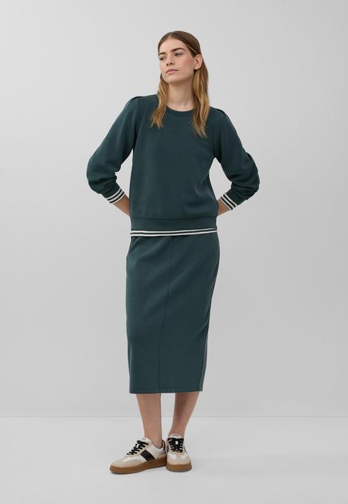 Produktbild s.Oliver Sweatshirt Scuba-Sweatshirt mit Puffärmeln (46)