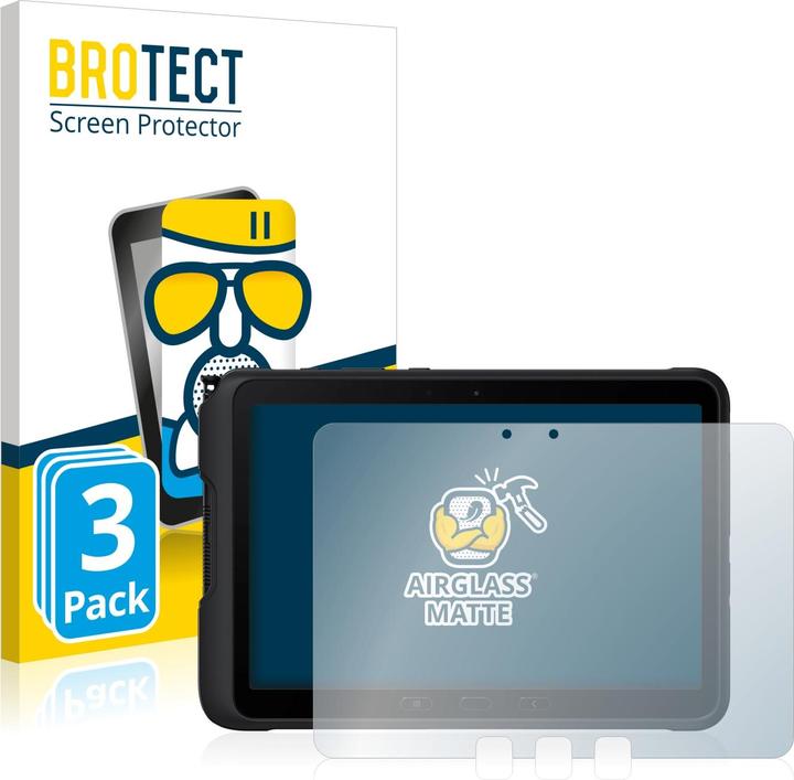 Actual product image BROTECT AirGlass Glass Matte (3 pcs., Samsung Galaxy Tab Active 4 Pro)
