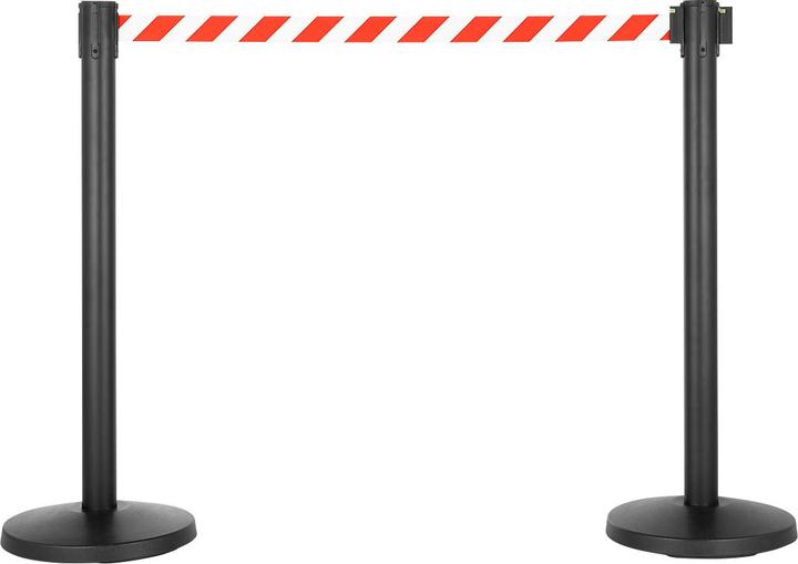 Actual product image Rs-Guidesystems Belt barrier post, set of 2, for indoor and outdoor use