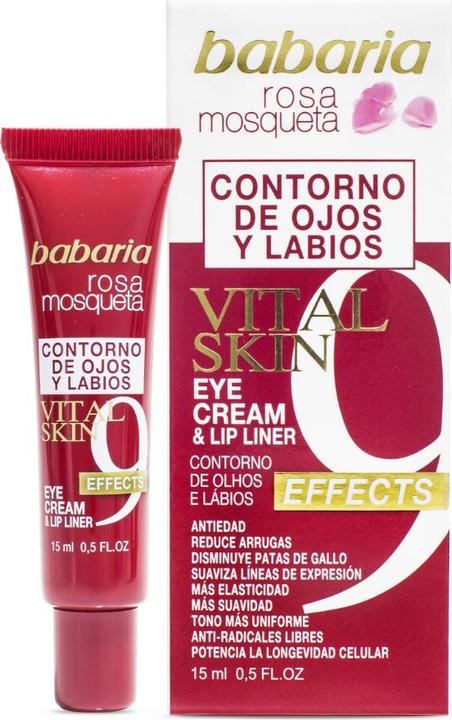 Immagine prodotto Babaria Mosqueta rosa (Crema per la cura degli occhi, 15 ml, Giorno + Notte)