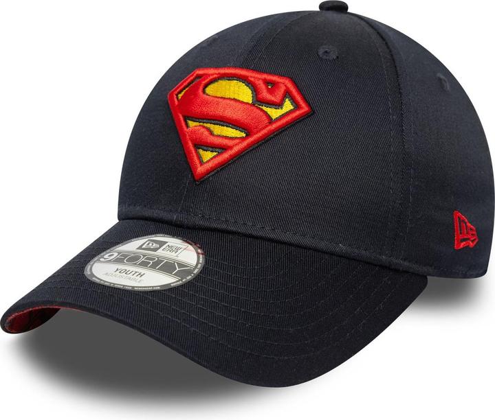 Produktbild New Era 9Forty Strapback Kinder Cap - SUPERMAN Visor - Youth (54, 55, 56)