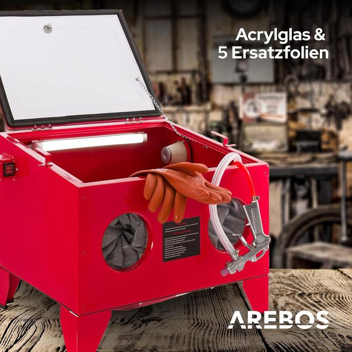 Actual product image Arebos Sandblasting cabinet