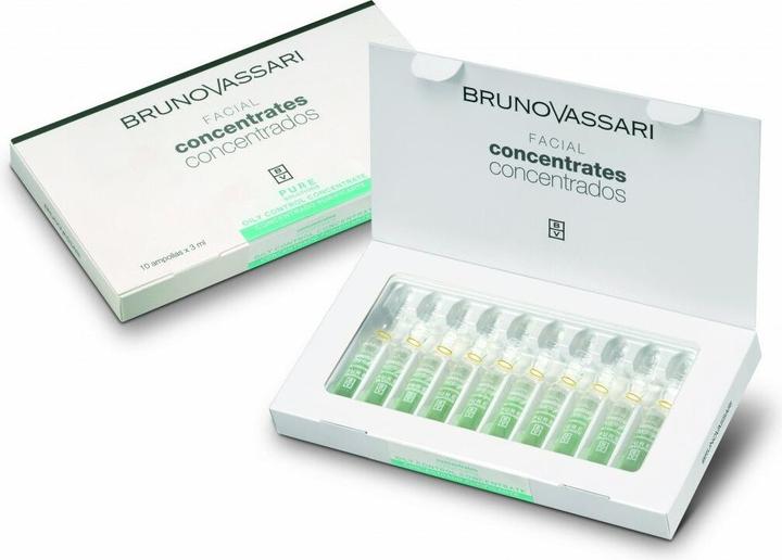 Actual product image Bruno Vassari Pure Solutions Niacinamide Purifying Ampoules Treatment Serum For Oiliness For Face - (3 ml)