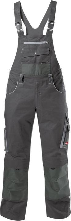 Magni Formato 4317784767163 - Pantaloni Fortis con pettorina e bretelle 24. grigio scuro/grigio chiaro. (52)