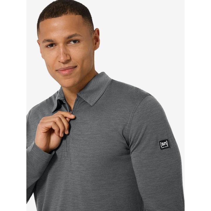 Actual product image Super Natural Zip Polo (L)