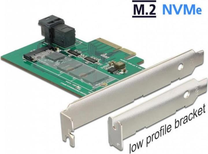 Produktbild Delock PCI-Express-x4 Kontroller,Low Profil