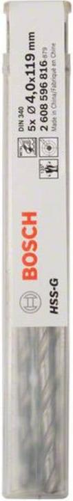 Actual product image Bosch Professional Zubehör PRO Metal HSS-G twist drill, 4 x 78 x 119 mm (4 mm)