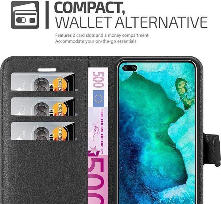 Actual product image Cadorabo Book with stand function cover (Honor View 30 Pro)