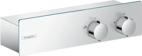 Actual product image hansgrohe HG surface-mounted shower thermostat SHOWERTABLET 350 for 1 consumer chrome