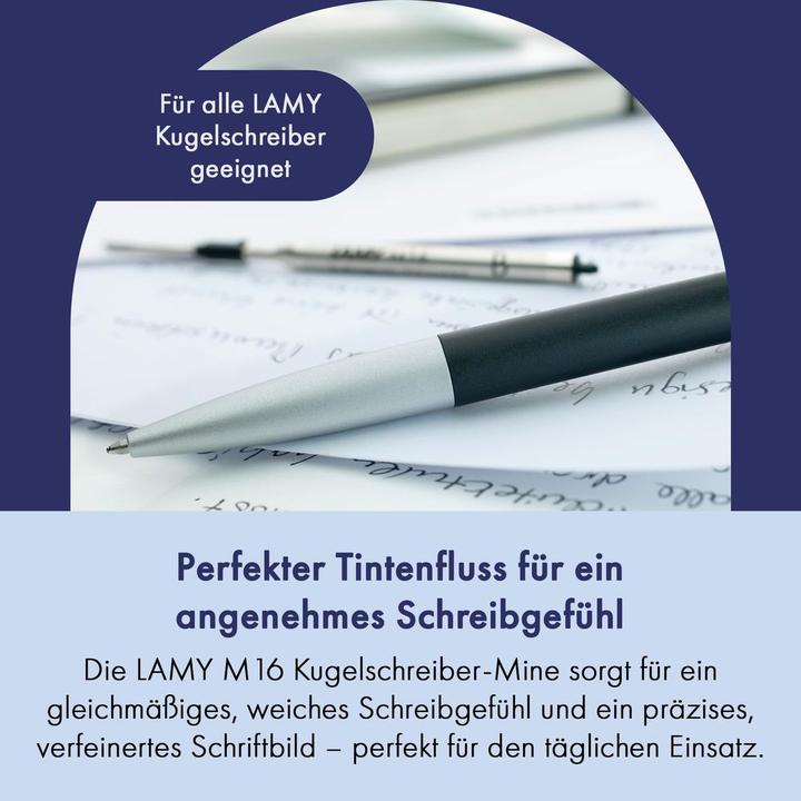 Produktbild Lamy Kugelschreiber-Grossraummine M 16 (Blau, 0.20 mm, 1 Stk.)