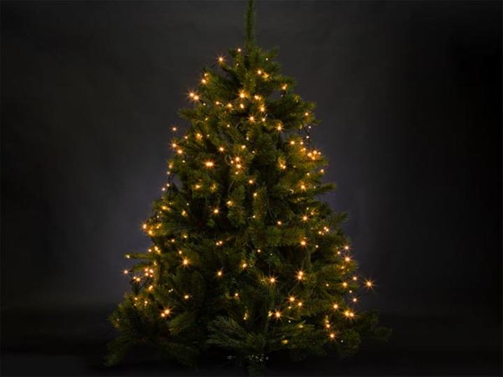 Actual product image Vellight Atria LED - for trees of 1.8 m - 220 LEDs - Arizona white (pale orange) - green cable - 24 V (1.80 m)