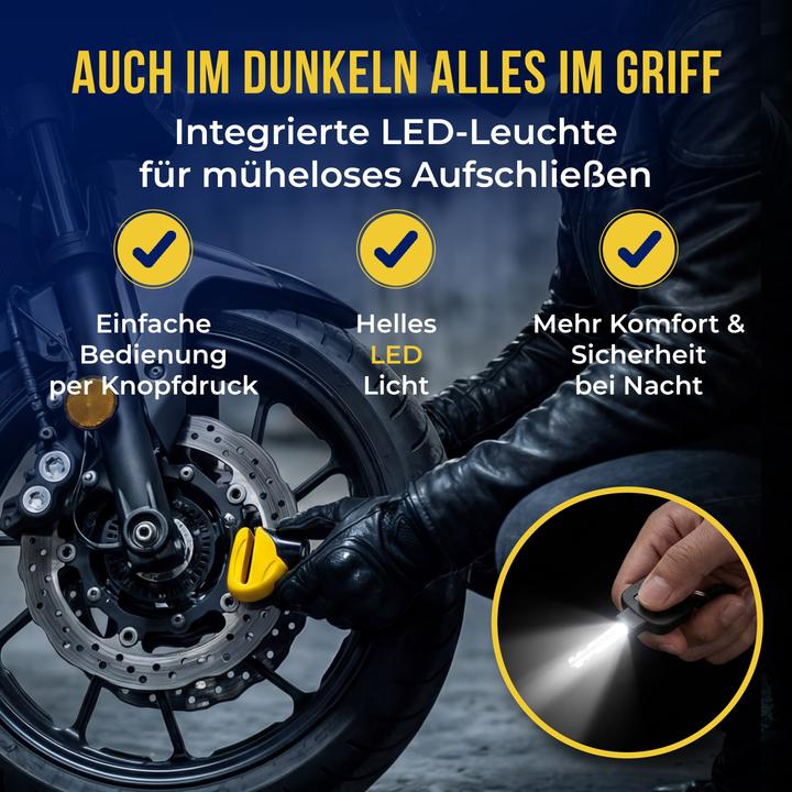 Actual product image Deuba Bremsscheibenschloss