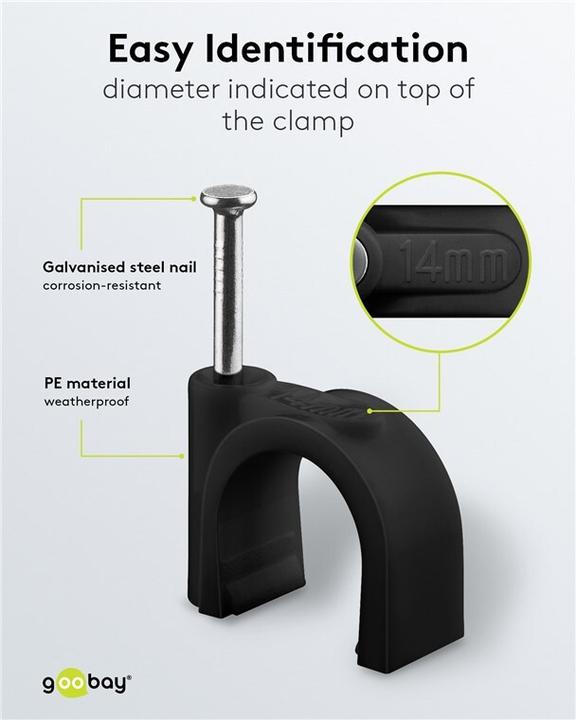 Actual product image Goobay Kabelschelle