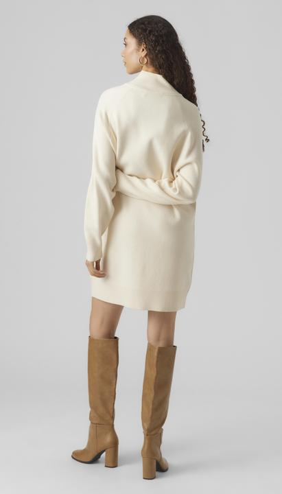 Image du produit Vero Moda VMGOLDNEEDLE LS HIGHNCK ZIPPER DRESS REP Robe en maille (XL)