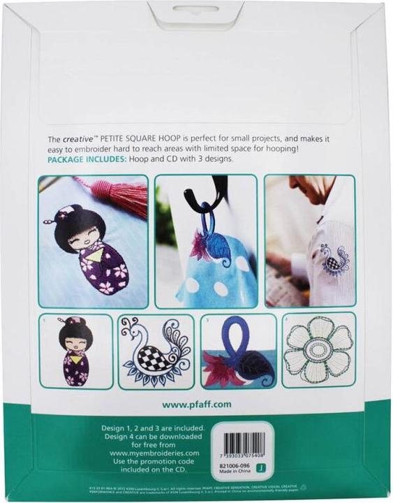 Image du produit Pfaff Creative Petit Square Hoop 80 x 80mm