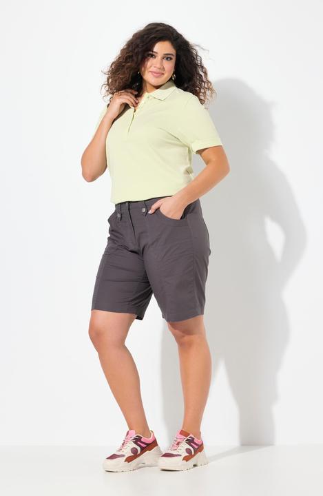 Produktbild Ulla Popken Cargo-Bermuda, Komfortbund, 4-Pocket-Schnitt (56)